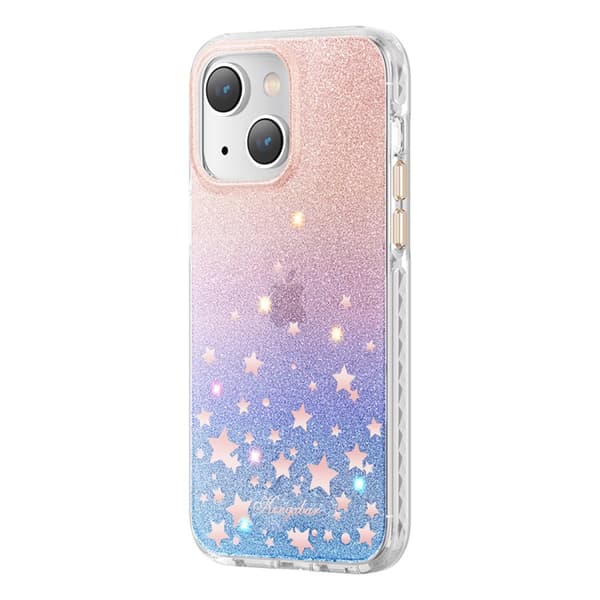 iPhone 14 Plus Heart Star Series ZODIAC etui med stjerner