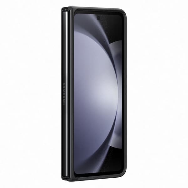 Nahkainen kotelo Samsung Galaxy Z Fold 5:lle, musta
