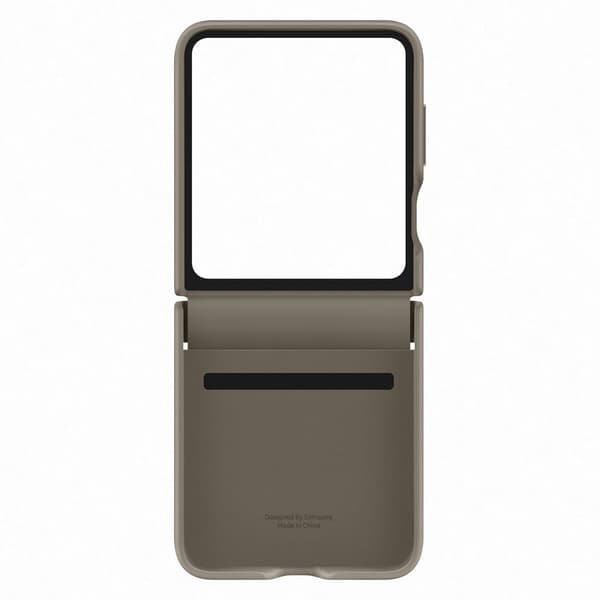 Brunt eko-läderfodral till Galaxy Z Flip 5