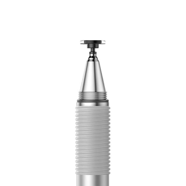 Dobbeltsidet kapacitiv disc stylus + sølv gel pen