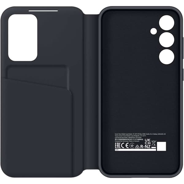 Originalt cover til Samsung Galaxy S23 FE kortlomme Smart View Wallet sort