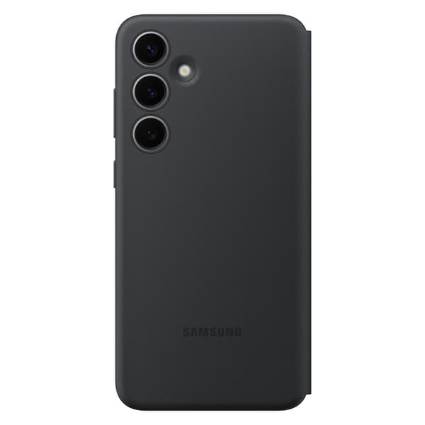 Originalt etui til Samsung Galaxy S24, Smart View Wallet-kortlomme, sort