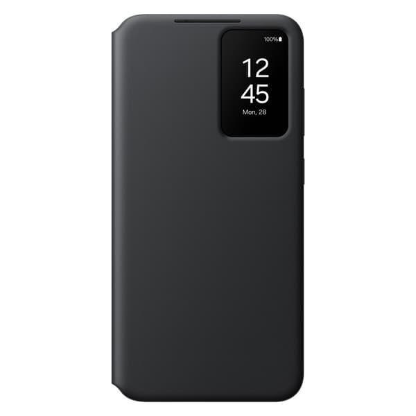 Originalt etui til Samsung Galaxy S24, Smart View Wallet-kortlomme, sort