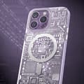 Miniatyrbillede 8 af 10: Magnetisk etui til iPhone 14 Plus MagSafe PQY Geek Series guld