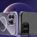 Miniatyrbillede 4 af 10: Magnetisk etui til iPhone 14 Plus MagSafe PQY Ice Crystal Series lilla