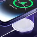 Miniatyrbillede 5 af 10: Magnetisk etui til iPhone 14 Plus MagSafe PQY Ice Crystal Series lilla