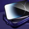 Miniatyrbillede 8 af 10: Magnetisk etui til iPhone 14 Plus MagSafe PQY Ice Crystal Series lilla