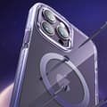 Miniatyrbillede 9 af 10: Magnetisk etui til iPhone 14 Plus MagSafe PQY Ice Crystal Series lilla