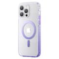 Miniatyrbillede 1 af 10: Magnetisk etui til iPhone 14 Plus MagSafe PQY Ice Crystal Series lilla