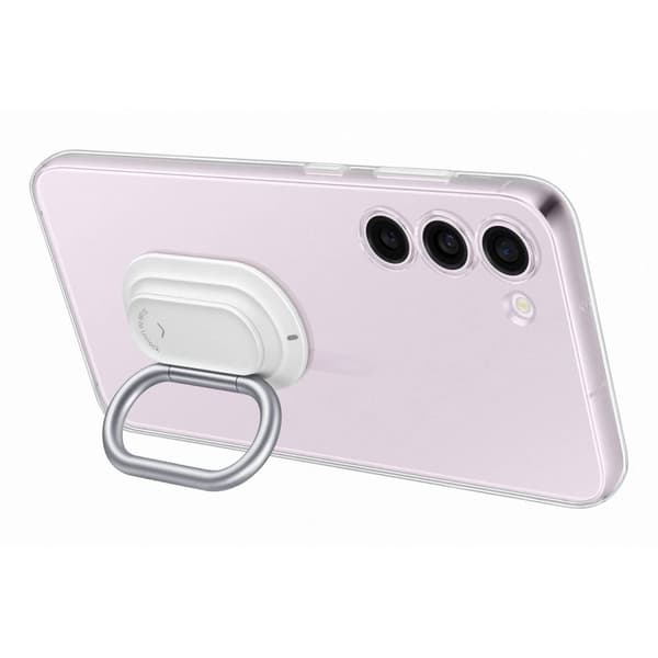Samsung Galaxy S23+ Clear Gadget Case -suojus jalustalla