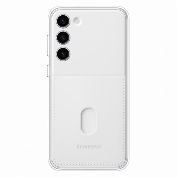 Samsung Galaxy S23+ Frame Cover cover med udskiftelig bagside, hvid