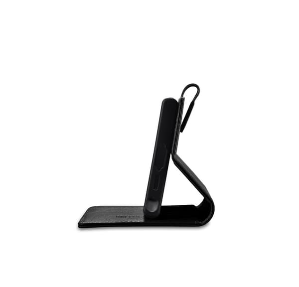 Læder pung etui til Samsung Galaxy S23 Ultra pung etui, sort