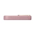 Miniatyrbild 3 av 6: iPhone 14 magnetiskt läderfodral med MagSafe Litchi Premium Läderfodral rosa