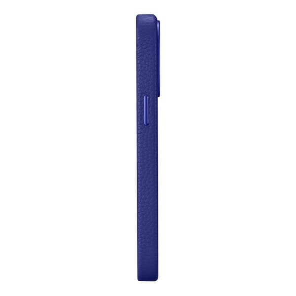 iPhone 14 Pro Max magneettinen nahkakotelo MagSafe Litchi Premium -nahkakotelolla, tummansininen