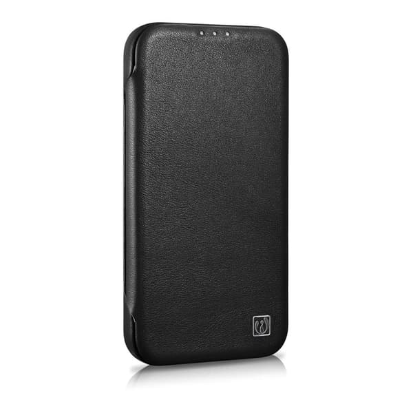 Lædercover til iPhone 14 Pro med magnetklap MagSafe CE Premium Læder sort
