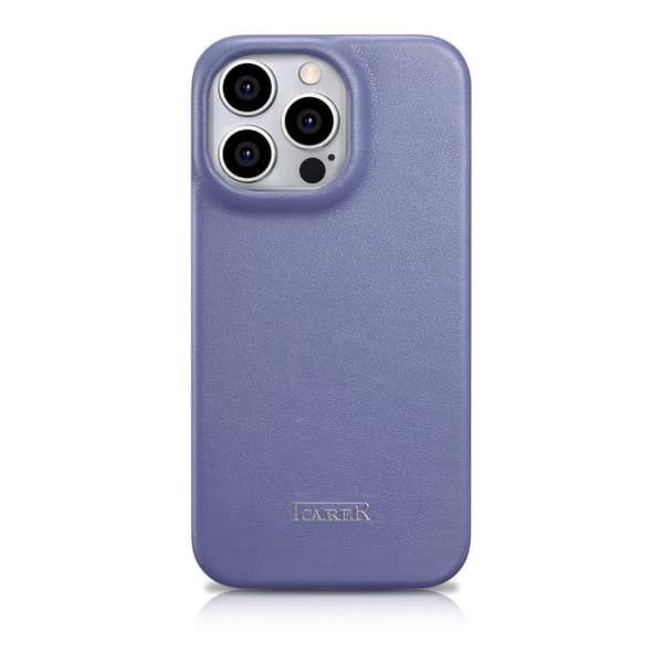 iPhone 14 Pro magnetisk flip cover MagSafe CE Premium Læder lys lilla