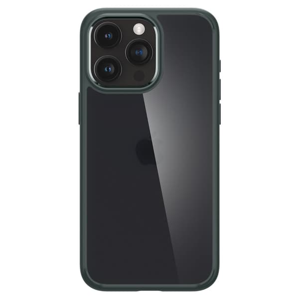 Ultra Hybrid -kuori iPhone 15 Prolle, tummanvihreä
