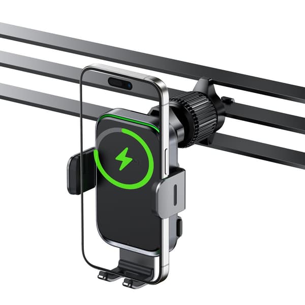 Biltelefonholder med induktiv oplader D17 - sort