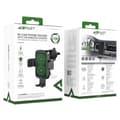 Miniatyrbillede 5 af 6: Biltelefonholder med induktiv oplader D17 - sort