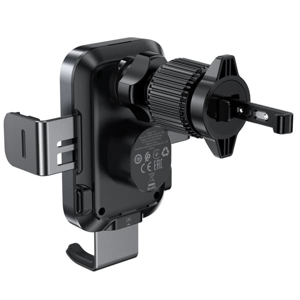 Biltelefonholder med induktiv oplader D17 - sort