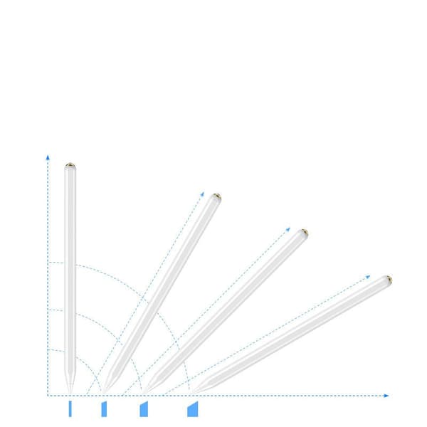 Stylus pen kapacitiv stylus til iPad aktiv hvid