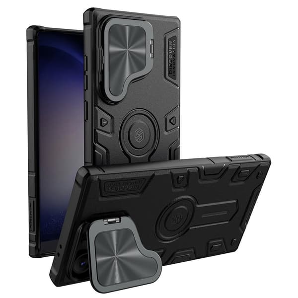 Nillkin CamShield Armor Prop Shell for Samsung Galaxy S24 Ultra - Svart