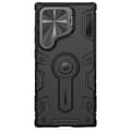 Miniatyrbilde 1 av 4: Nillkin CamShield Armor Prop Shell for Samsung Galaxy S24 Ultra - Svart