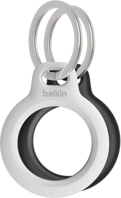 BELKIN AIRTAG FODRAL MED HJUL 2 STK SVART/VIT