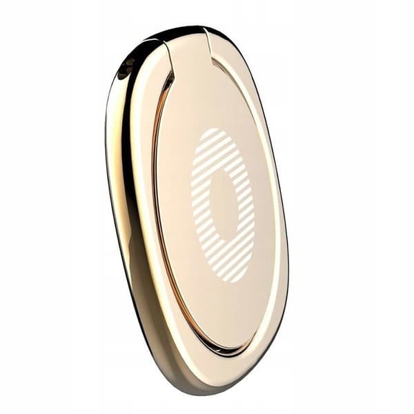 Magnetisk mobilring med indstillingsfunktion og 180° rotation - Guld