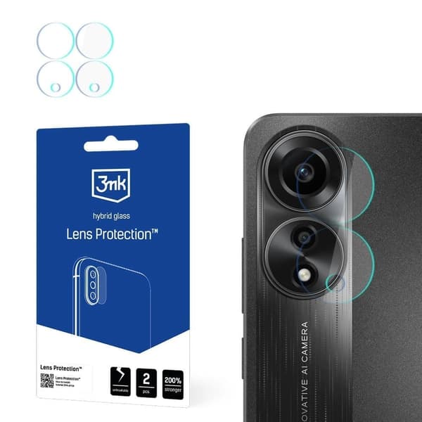 3mk Lens Protection™ hybrid kameraglass for Oppo A78 5G