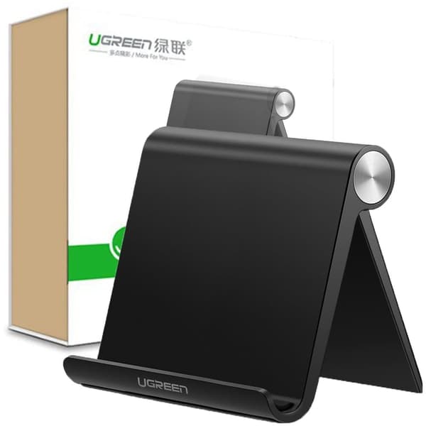 Ugrønt bordstativ telefonstativ svart (50747) Sort