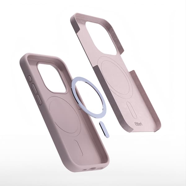 Etteri Silikonskal med MagSafe till iPhone 16 Pro Max - Ljusrosa
