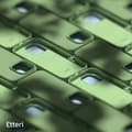 Miniatyrbild 8 av 9: Etteri silikonskal till iPhone 16 Pro Max med hål för handledsrem - Ljusgrön