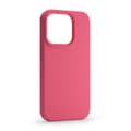 Miniatyrbilde 2 av 7: Etteri silikonveske for iPhone 16 Pro med hull for håndleddsstropp - Bringebær