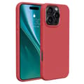 Pikkukuva 1 / 7: Etteri silikonikotelo iPhone 16 Pro:lle, jossa on reikä rannehihnalle - Vadelmainen