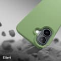 Miniatyrbillede 9 af 9: Etteri silikoneetui til iPhone 16 Plus med hul til håndledsrem - Lysegrøn