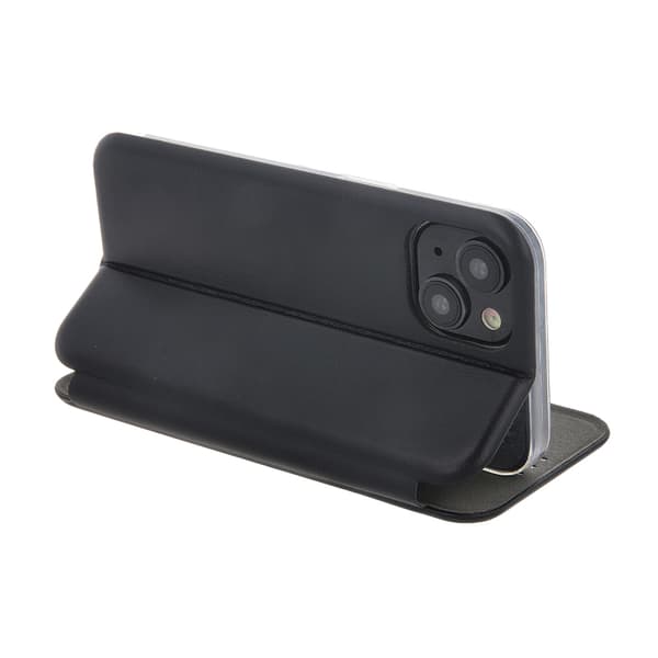 Basic-etui med standerfunktion til iPhone 16 Plus - Sort