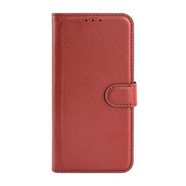 Samsung Galaxy S24 Ultra Plånboksfodral med Stativ - Brun