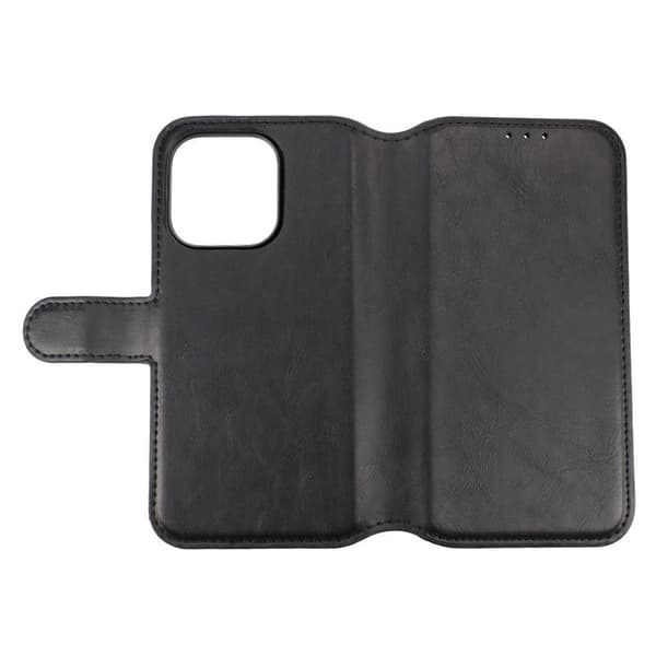 iPhone 15 Pro Plånboksfodral Magnet Rvelon - Svart
