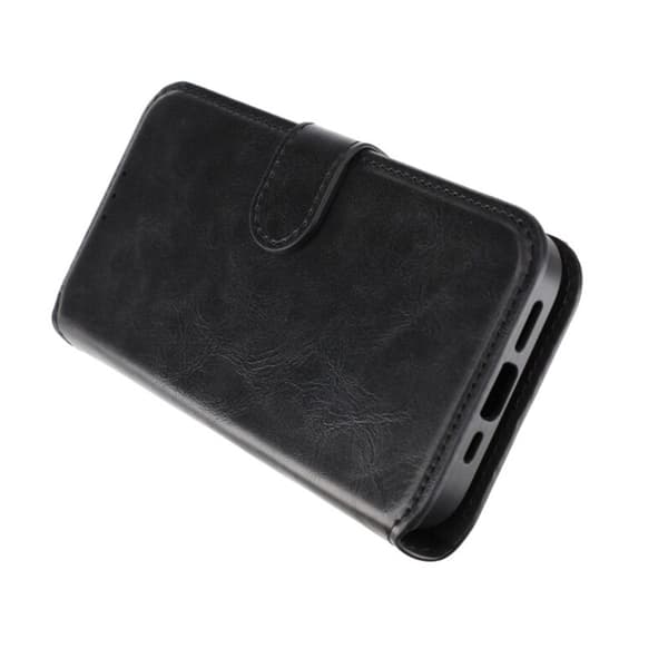 iPhone 15 Pro Plånboksfodral Magnet Rvelon - Svart