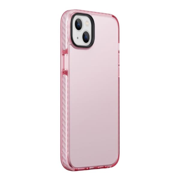 iPhone 15 Stöttåligt TPU Mobilskal - Rosa