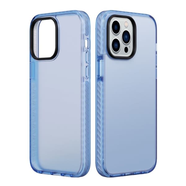 iPhone 15 Pro Stöttåligt TPU Mobilskal - Blå