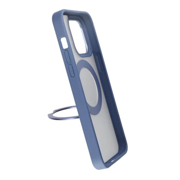 iPhone 15 Pro Skal med MagSafe Stativ Rvelon - Blå