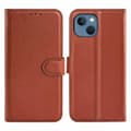 Miniatyrbillede 1 af 5: iPhone 15 Plånboksfodral med stativ - Brun