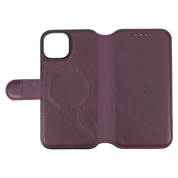 iPhone 15 Plånboksfodral med Magsafe Rvelon - Lila