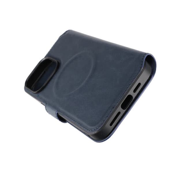 iPhone 15 Pro Max Plånboksfodral med Magsafe Rvelon - Blå