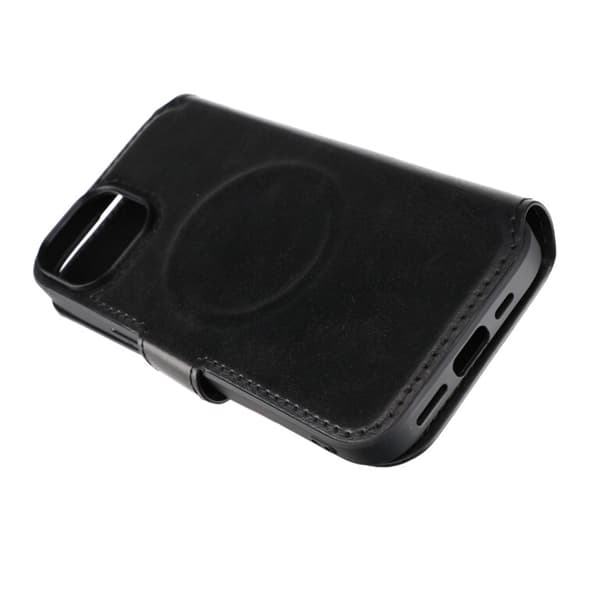 iPhone 15 Plånboksfodral med Magsafe Rvelon - Svart