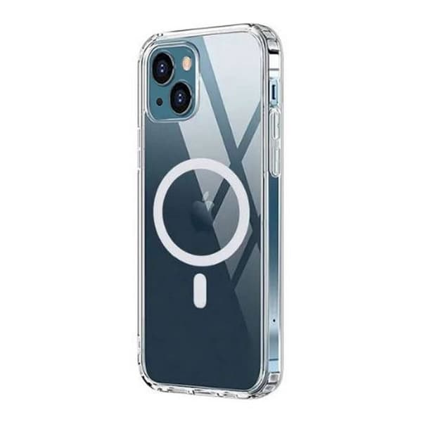 iPhone 15 Stöttåligt Skal - Magsafe Rvelon Transparent