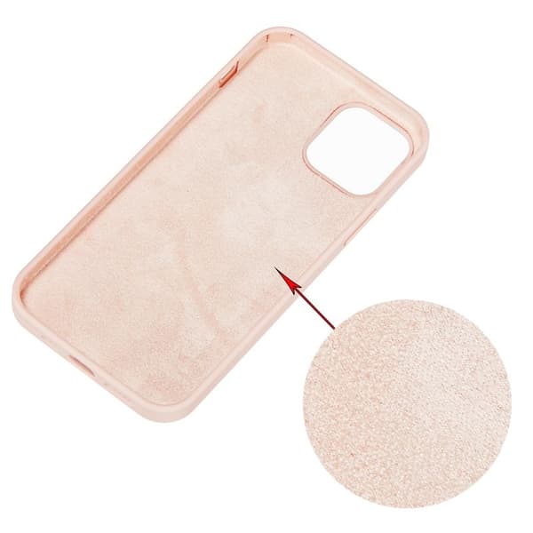iPhone 15 Pro Silikonskal - Sand Rosa