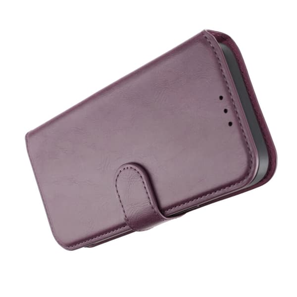 iPhone 15 Plånboksfodral Magnet Rvelon - Lila